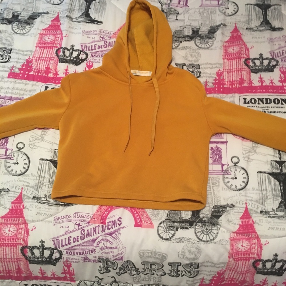 Mustard yellow hoodie